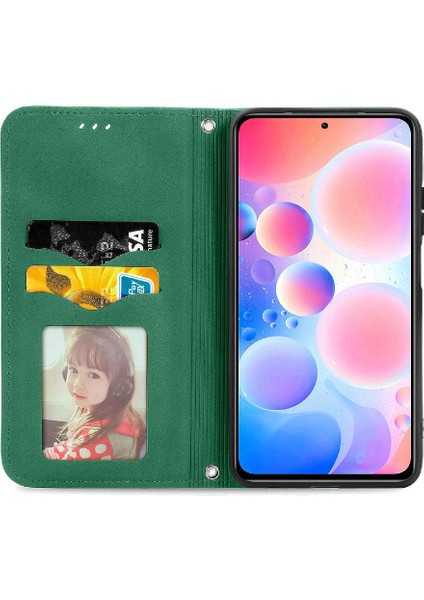 Redmi Not 10 Için Kılıf Pro Kapak Kapak Darbeye Cüzdan Basit Iş (Yurt Dışından)