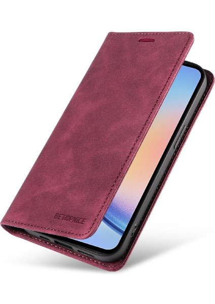Samsung Galaxy A34 5g Koruyucu Manyetik Pu Deri Folio Cüzdan (Yurt Dışından)