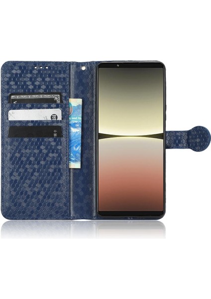 Sony Xperia 5 Iv Için Geometrik Desen Deri Cüzdan Kapak Manyetik (Yurt Dışından) modelleri