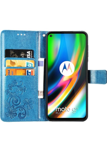 Motorola Moto G9 Artı Dört Yapraklı Yonca Flip Kapak Kılıf (Yurt Dışından) modelleri