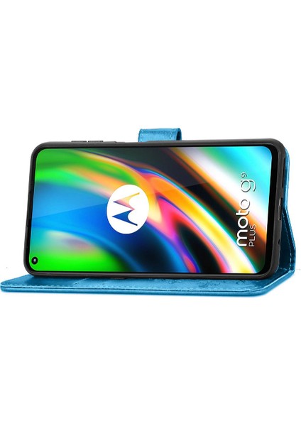 Motorola Moto G9 Artı Dört Yapraklı Yonca Flip Kapak Kılıf (Yurt Dışından) fırsatları