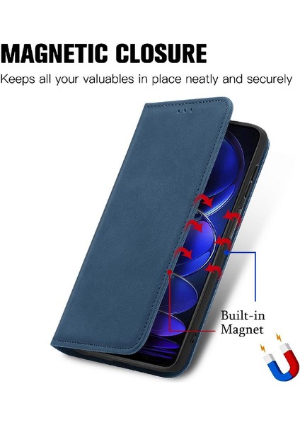 Redmi Not 12 Için Kılıf Pro Deri Kılıf Cüzdan Darbeye Basit Iş (Yurt Dışından) modelleri