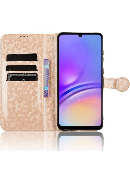 Samsung Galaxy A05 4g Için Kılıf Deri Cüzdan Kapak Geometrik Desen (Yurt Dışından) modelleri
