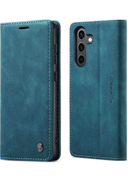 Samsung Galaxy S24 Artı Manyetik Kapatma Darbeye Vintage Için Flip Case (Yurt Dışından)