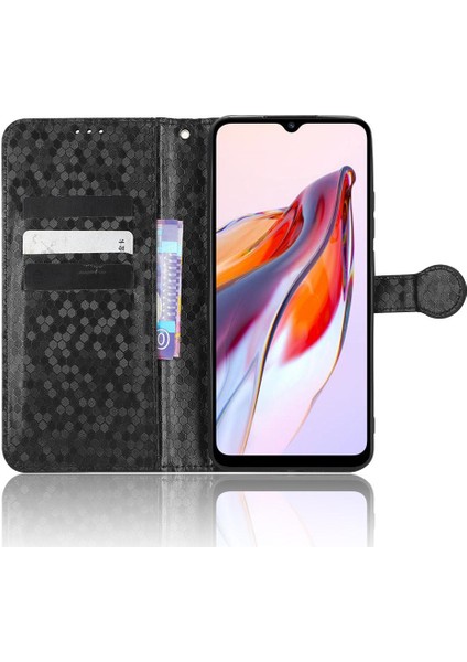 Xiaomi Redmi Için 11A 4g Geometrik Desen Manyetik Toka Deri (Yurt Dışından) modelleri
