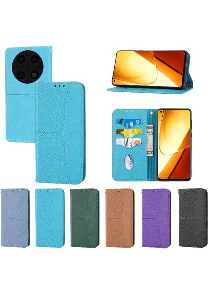 Huawei Mate 60 Için Kılıf El Cüzdan Pu Deri Kapak Kredi Kartı Tutucu (Yurt Dışından)