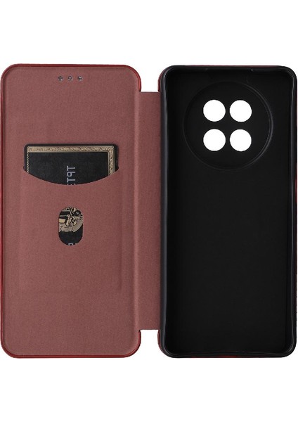 Realme 12 5g Tam Koruma Manyetik Karbon Fiber Kart Folio Için Kılıf (Yurt Dışından) fiyatları