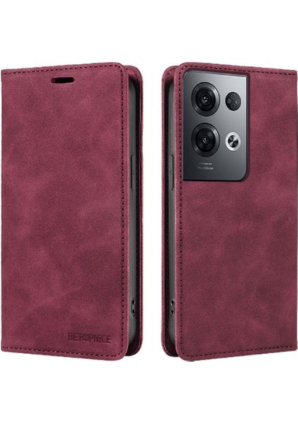 Oppo Oppo 8 Pro 5g Için Kılıf Folio Cüzdan Pu Deri Manyetik Koruyucu (Yurt Dışından)
