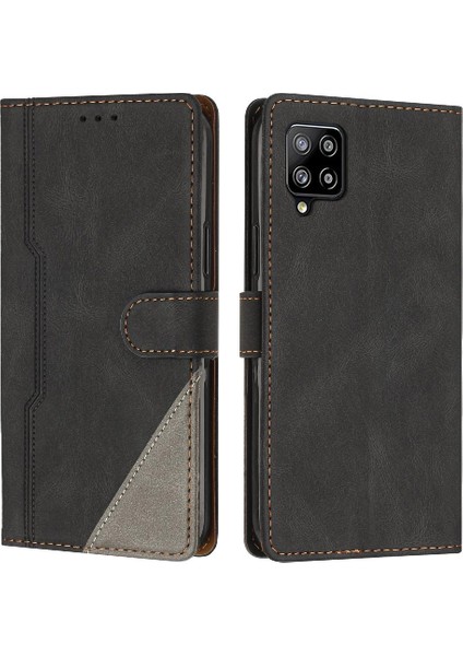 Samsung Galaxy A22 4g Pu Deri Manyetik Kapatma Kart Yuvaları (Yurt Dışından)