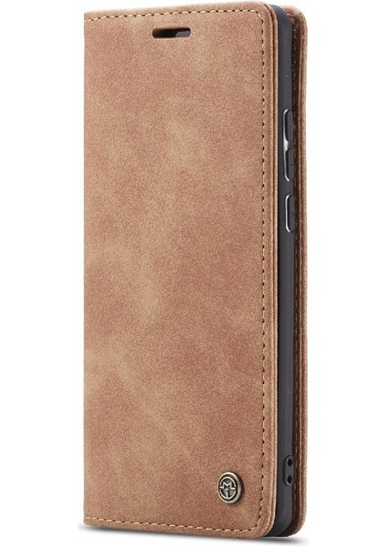 Samsung Galaxy A20 Için Flip CASE/A30/M10S Flip Folio Kitap Vintage Pu Kılıf (Yurt Dışından)