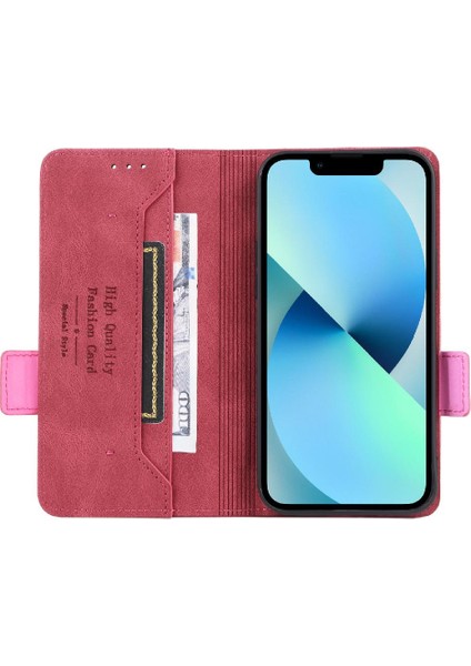 Iphone 14 Için Kılıf Pro Koruyucu Kapak Deri Kart ile Folio Flip Case (Yurt Dışından)