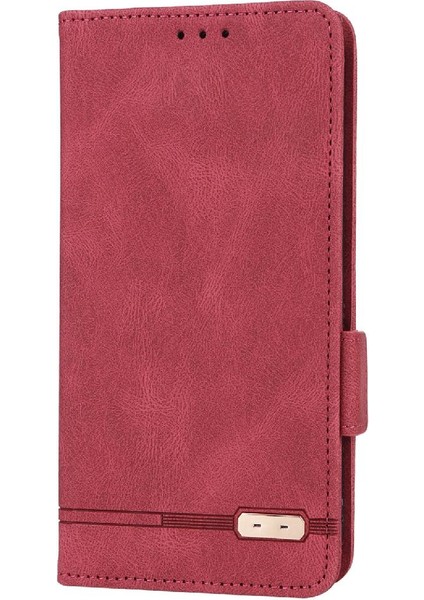 Kart Tutucu Kickstand Deri Folio Flip ile iphone 14 Pro Max Için Kılıf (Yurt Dışından)
