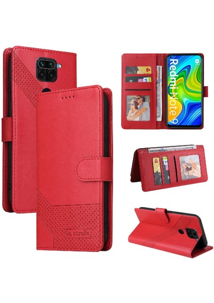 Xiaomi Redmi Not 9 Için Flip Case 4g Kickstand Darbeye 4 Köşe Üç (Yurt Dışından)