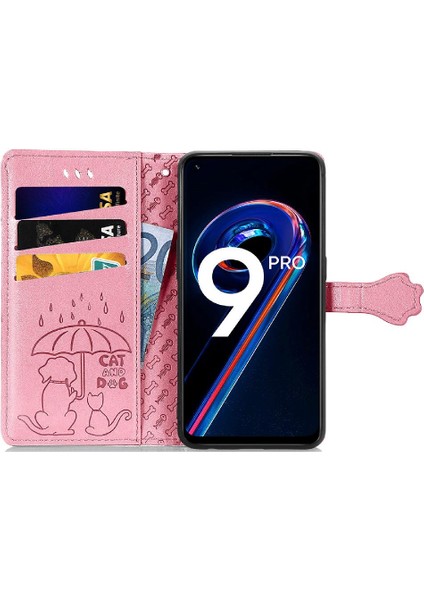 Realme 9 Pro Darbeye Karikatür Hayvanlar Için Kılıf Deri Kılıf Kapak Çevirin (Yurt Dışından) fırsatları