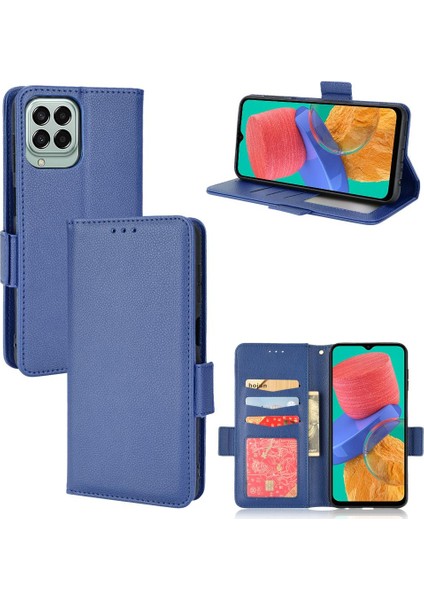 Samsung Galaxy M33 5g Için Kılıf Cüzdan Pu Deri Kart Yuvaları Tutucu Yan (Yurt Dışından)