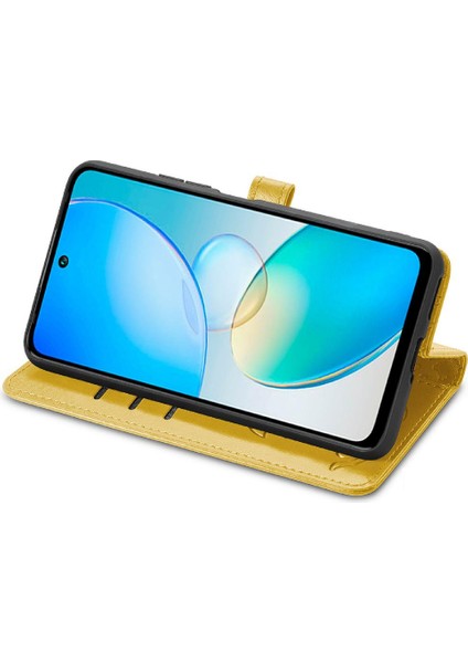Infinix Sıcak 12 Flip Kapak Darbeye Kısa Kayış Karikatür Hayvanlar Için Kılıf (Yurt Dışından)