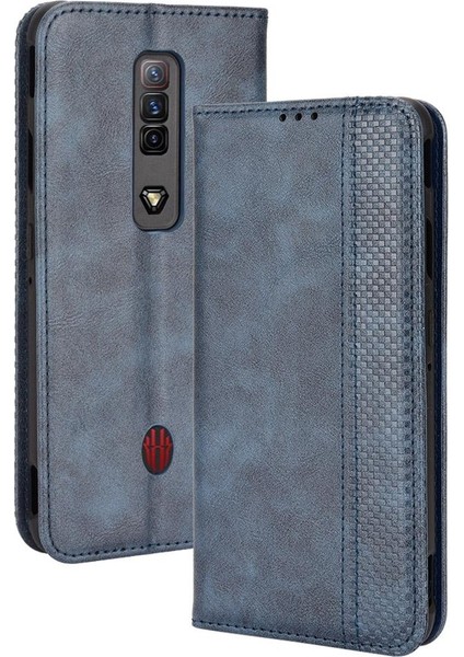 Zte Nubia Kırmızı Sihirli 7 Pu Deri Manyetik Kapatma Cüzdan (Yurt Dışından)