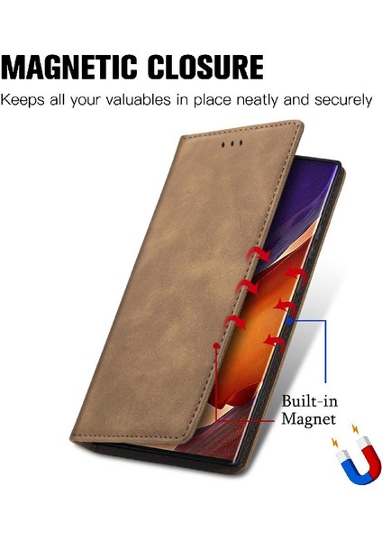 Samsung Not 20 Için Kılıf Ultra Darbeye Deri Kılıf Cüzdan Kapak Çevirin (Yurt Dışından) fırsatları
