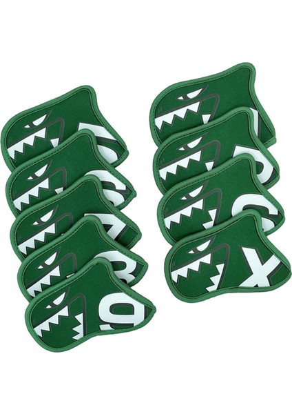 9 Golf Kulübü Headcovers Golf Kapakları Set Sayı Etiketleri Şil (Yurt Dışından) indirimleri