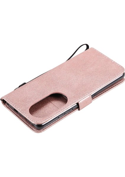 Kart Yuvası Iş ile Huawei P50 Pro Klasik Düz Renk Için Flip Case (Yurt Dışından) indirimleri