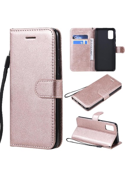 Samsung Galaxy Flip Yüksek Kaliteli Deri Klasik Düz Renk Için Flip Case (Yurt Dışından)