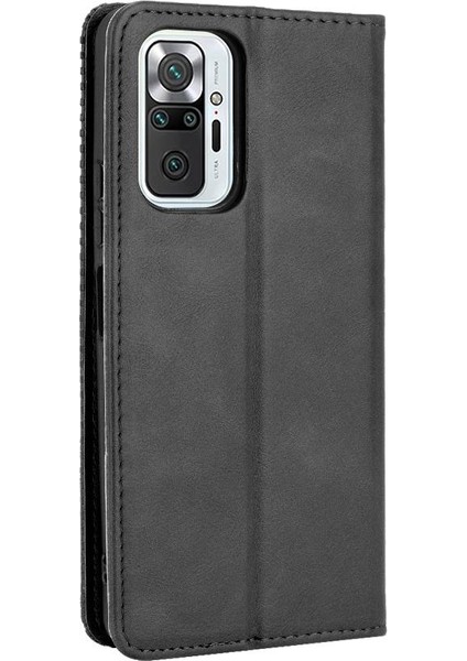Xiaomi Redmi Not 10 Pro Manyetik Kapatma Cüzdan Pu Deri (Yurt Dışından)