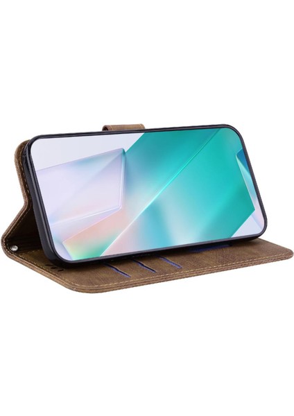 Iphone 12 Için Kılıf Pro Max Tutucu Kapak Kabartmalı Sevimli Kaplan Cüzdan Kılıf (Yurt Dışından)