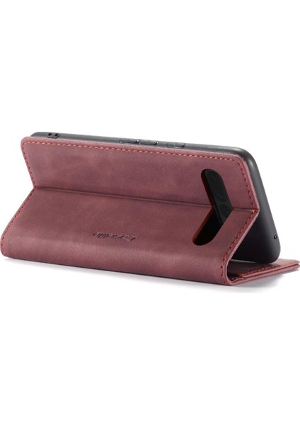 Google Piksel 7 Pro Için Flip Case Vintage Pu Deri Cüzdan Kılıf Kart Yuvası (Yurt Dışından)