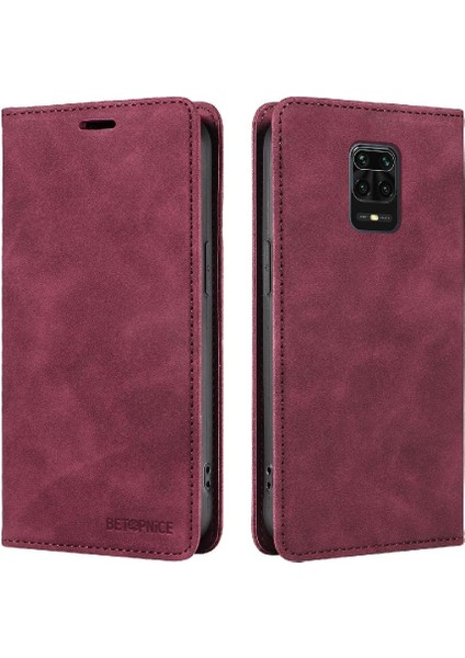 Xiaomi Redmi Not 9s Için Kılıf Folio Cüzdan Manyetik Koruyucu Pu Deri (Yurt Dışından)