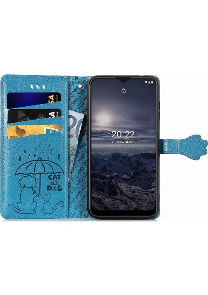 Nokia G21 Için Kılıf Kısa Kayış Karikatür Hayvanlar Deri Kılıf Kapak Çevirin (Yurt Dışından) fırsatları