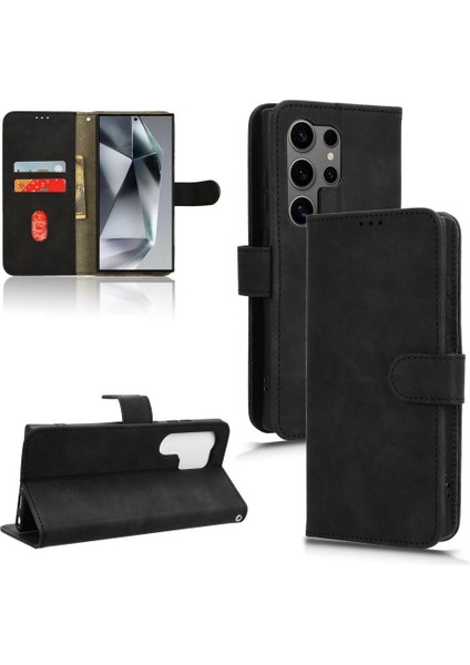 Mays Home Samsung Galaxy S24 Ultra Deri Folio Flip Case Koruyucu (Yurt Dışından)