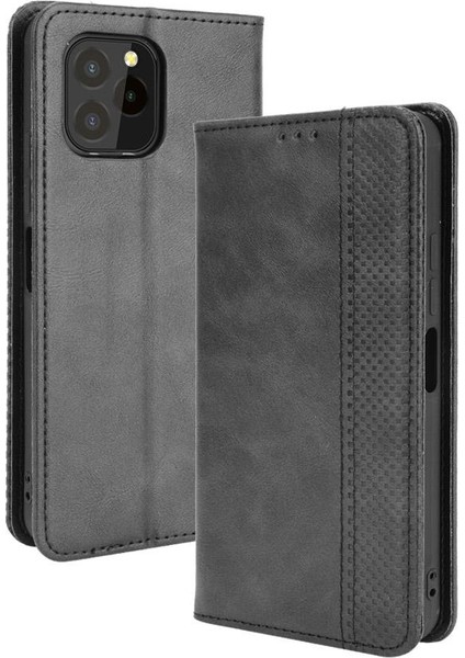 Oukitel C21 Pro Pu Deri Manyetik Kapatma Cüzdan Için Kılıf (Yurt Dışından)