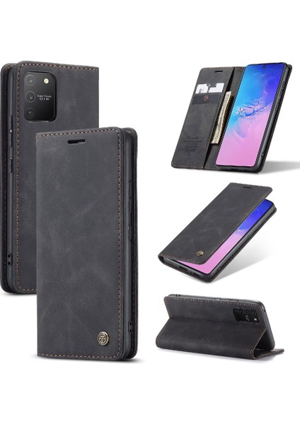 Samsung Galaxy Not 10 Lite Için Flip Case Vintage Pu Deri Cüzdan Kılıf (Yurt Dışından)