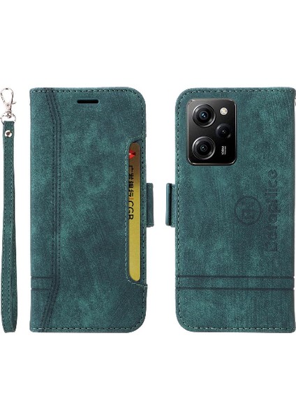 Xiaomi Poco X5 Pro 5g Kart Yuvaları Için Kılıf Cüzdan Kapak Çevirin Tpu Deri (Yurt Dışından)