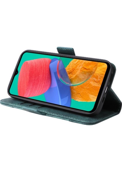 Samsung Galaxy M33 5g Kart Yuvaları Için Kılıf Tpu Deri Manyetik Cüzdan Flip (Yurt Dışından) indirimleri