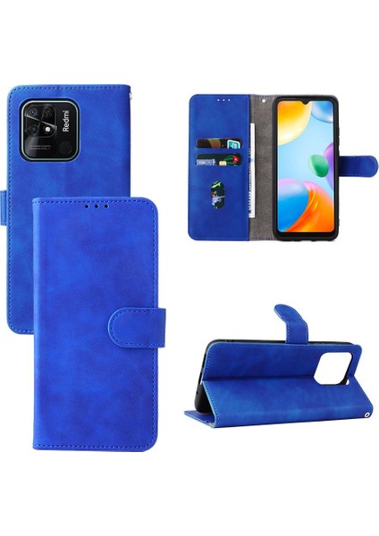 Mays Home1 Xiaomi Redmi 10C Kart Ekleme Deri Folio Flip Case Kapak (Yurt Dışından)