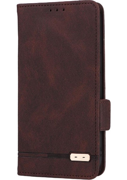 Kart Tutucu Kickstand Deri Folio Flip ile iphone 14 Pro Max Için Kılıf (Yurt Dışından)