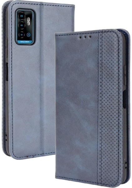 Zte Blade A71 Manyetik Kapatma Pu Deri Cüzdan (Yurt Dışından)