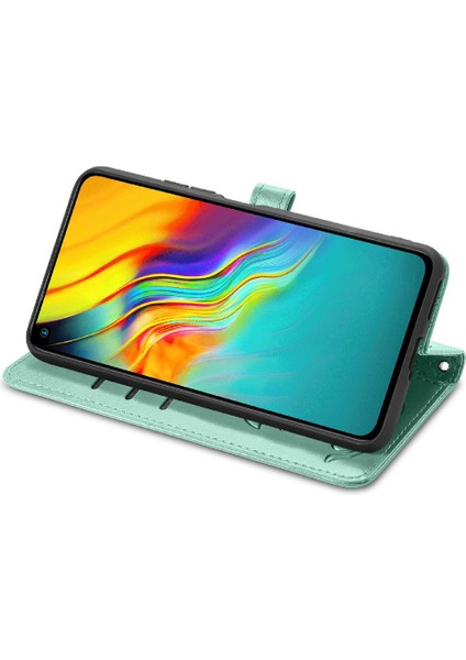 Infinix Sıcak 9 Karikatür Hayvanlar Için Kılıf Kapak Kapak Kısa Kayış Darbeye (Yurt Dışından)