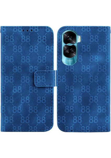 Onur 90 Lite Için Telefon Kılıfı Kart Tutucu Cüzdan Kapak Çift 8 Kabartmalı Pu (Yurt Dışından)