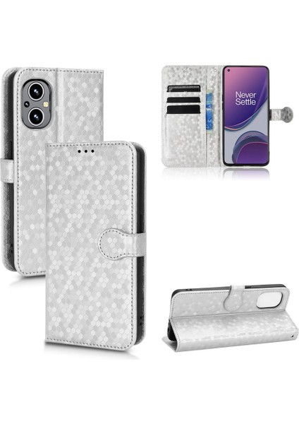 Oneplus Nord N20 5g Manyetik Toka Için Kılıf Geometrik Desen Deri (Yurt Dışından)