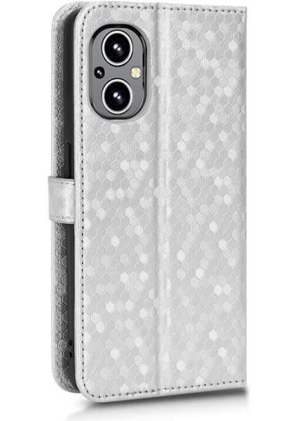 Oneplus Nord N20 5g Manyetik Toka Için Kılıf Geometrik Desen Deri (Yurt Dışından)