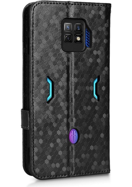 Zte Nubia Kırmızı Sihirli 7 Pro Manyetik Toka Deri Cüzdan Kapak (Yurt Dışından)
