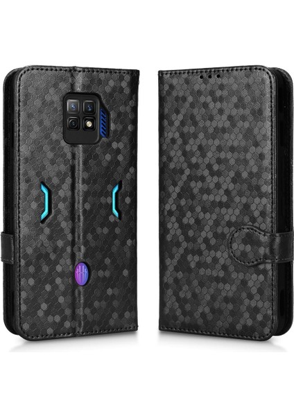 Zte Nubia Kırmızı Sihirli 7 Pro Manyetik Toka Deri Cüzdan Kapak (Yurt Dışından)