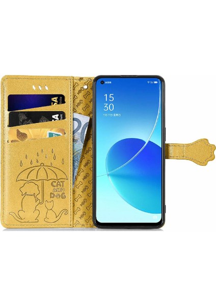 Oppo Oppo 6 5g Darbeye Kapak Kapak Için Kılıf Kısa Kayış Deri Kılıf (Yurt Dışından)