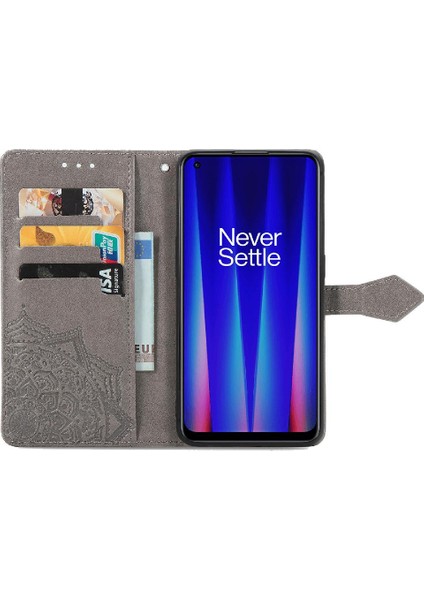 Oneplus Nord Ce 2 5g Için Kılıf Basit Iş Zarif Desen Deri (Yurt Dışından)