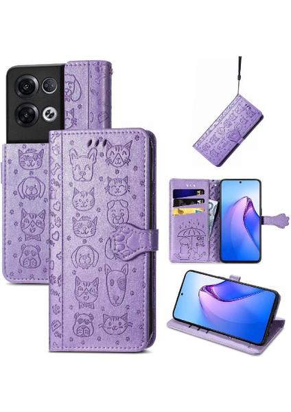 Oppo Oppo 8 Pro Için Kılıf Kılıf Kapak Kapak Kısa Kayış Darbeye (Yurt Dışından)