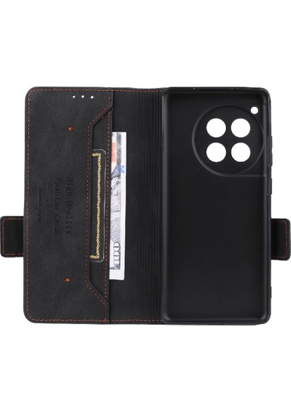 Oneplus Ace 3 5g Için Kılıf Deri Kart Sahibinin Tam ile Folio Flip Case (Yurt Dışından) modelleri