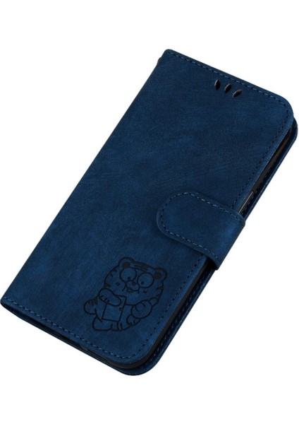Iphone 15 Için Kılıf Pro Max Flip Folio Cüzdan Kılıf Kart Cep Kabartmalı (Yurt Dışından)