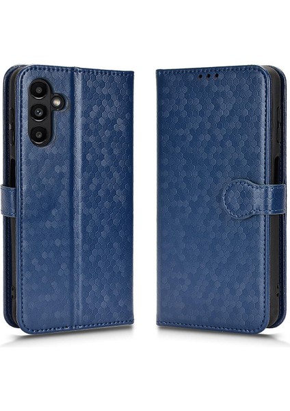 Samsung Galaxy A13 5g Için Kılıf Deri Cüzdan Kapak Geometrik Desen (Yurt Dışından)